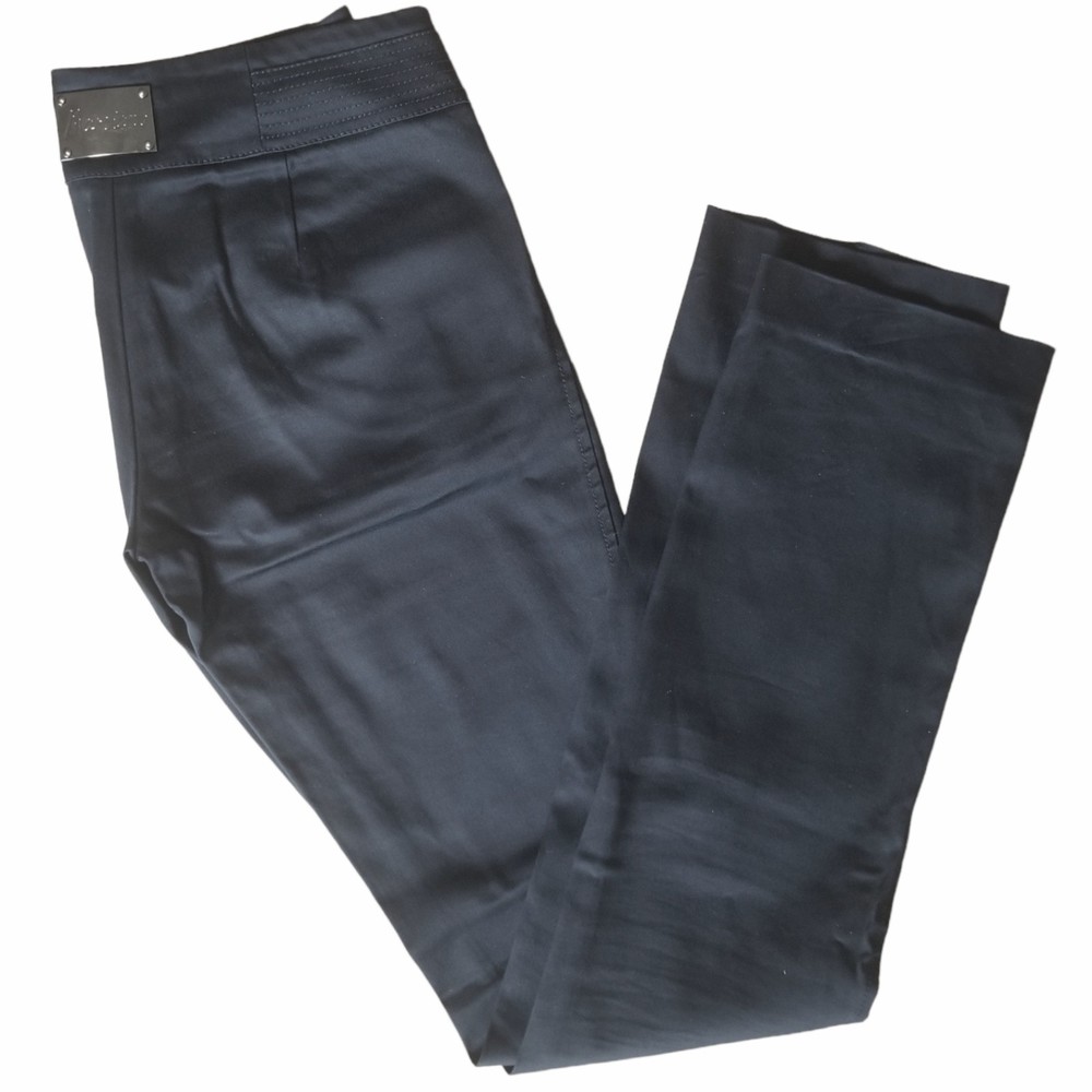 Marciano Women's Low Rise Preppy Dress Pants Size 4 Comfy Black Office Trousers